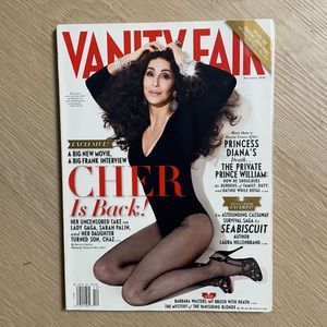 Vanity Fair Magazine Cher December 2010 Good Condition